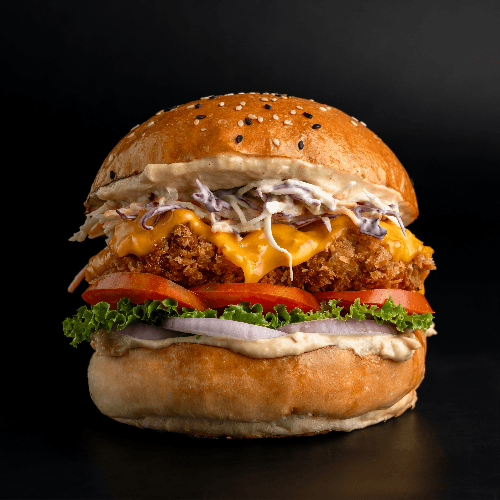 Chicken Coleslaw Burger