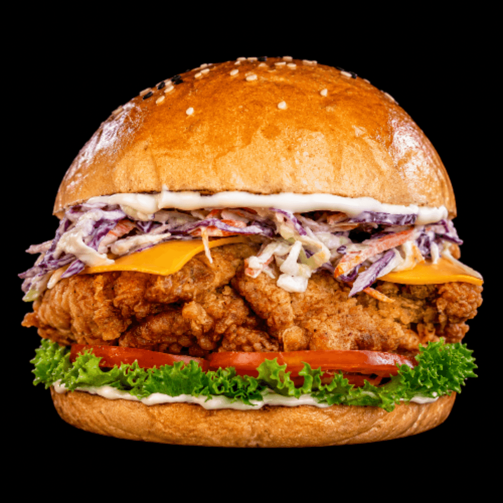 Chicken Coleslaw Burger